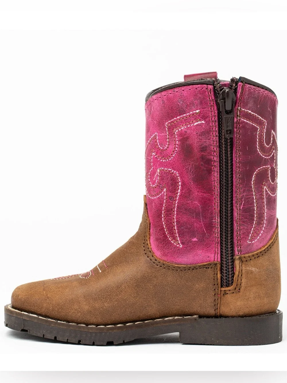 SHYANNE TODDLER GIRLS' LIL LAINIE WESTERN BOOTS - ROUND TOE